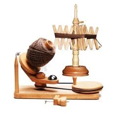 INTAJ Rosewood Yarn Winder - Large Wooden Yarn Winder for Knitting  Crocheting Handcrafted - Heavy Duty Natural Ball Winder (Rosewood  (Winder+Swift)