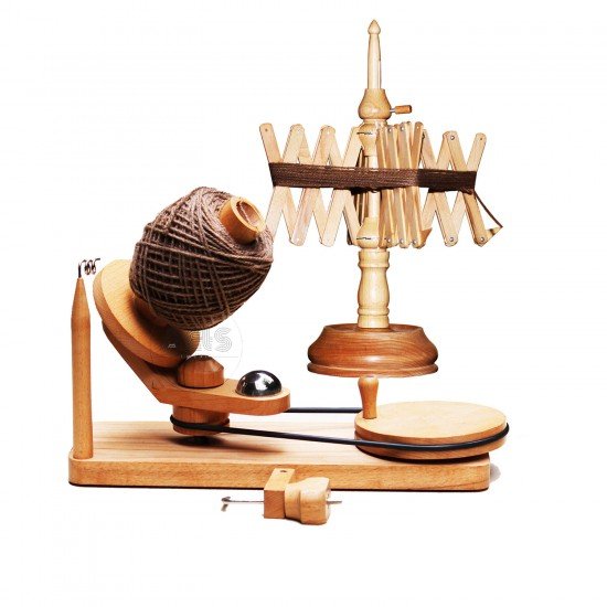 Wooden Yarn Ball Winder and Swift Hand Operated - Large Size Ideal for Heavy Duty, Crochet and Knitting Accessories 