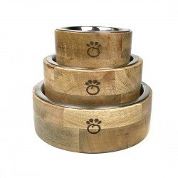Wooden Pet Bowl Wooden Pet Bowl