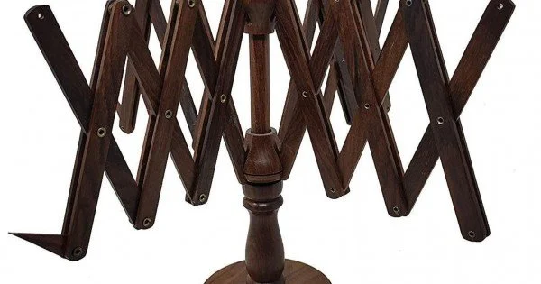 Wooden Umbrella Swift Yarn Winder | Table Top Yarn | Rosewood Wool ...
