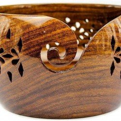 Wooden Yarn Bowl