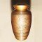 Golden Large Funeral Cremation Urn | Handmade Human Ashes Cremation Urn | Affordable Adult Urn 