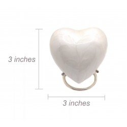 Funeral Cremation Urn Heart Shape | Human Ashes Cremation Urn | Heart Cremation Urn | Affordable Adult Urn