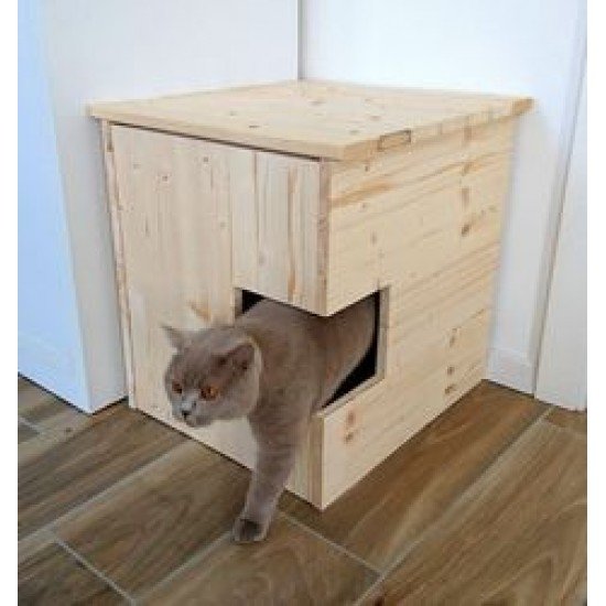 Wooden Pet Home by AxeandScrew