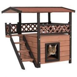 Wooden Pet Home by AxeandScrew