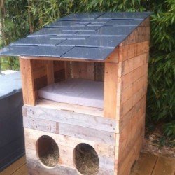 Wooden Pet Home by AxeandScrew