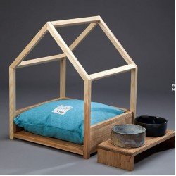 Wooden Pet Home by AxeandScrew