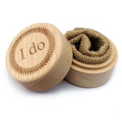 Rustic Wood Ring Box | Engrave Ring box | HANDMADE Wood ring box | Engagement ring box | Secret ring box | Unique ring box | Valentine Gift 