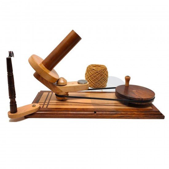 Large wooden yarn ball winder for heavy duty, Rosewood & beech wood yarn swift wool winder hand operated, Crochet and Knitting accssories 