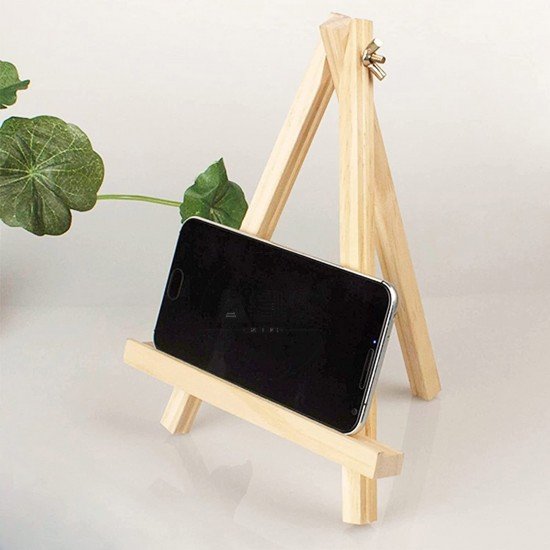 Art Easel Stand Tabletop Wooden Display Stand Photo Holder Display Stand for Artist, Students, Adults, Kids Painting (Small)