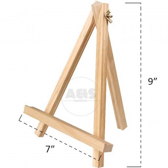 Art Easel Stand Tabletop Wooden Display Stand Photo Holder Display Stand for Artist, Students, Adults, Kids Painting (Small)