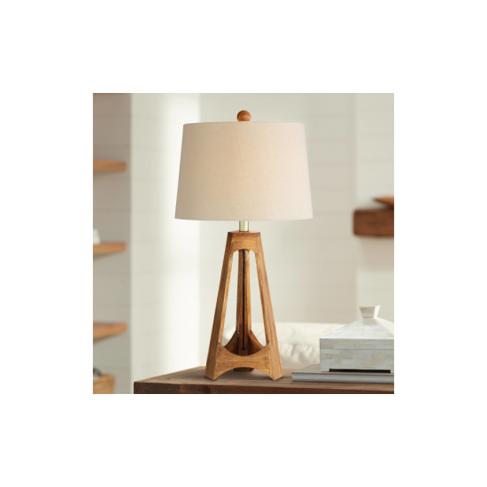 Hand Carved Heavy Wooden Table Lamp Lamps, Bedside Lamps, Corner Lamps, Living Room/Restaurant/Bar Lamp (No Bulb)