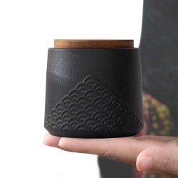 Black Carved Handmade Wooden Urn Box Beautiful Funeral Cremation Ash Memorial Box Black Carved Handmade Wooden Urn Box Beautiful Funeral Cremation Ash Memorial Box