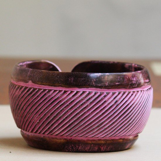 Antique Handmade Beautiful Wooden Yarn Bowl - Preventing Slipping and Tangles, Handmade Knitting Bowl, Gift for Knitting Lovers, Mother etc