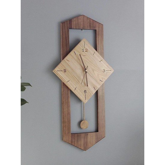 Pendulum Style Decorative Modern Wall Clock, Analogue Wall Clock, Gift for Wedding, Anniversary, Birthday etc